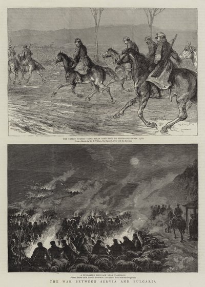 La guerra tra Serbia e Bulgaria da Frederic Villiers